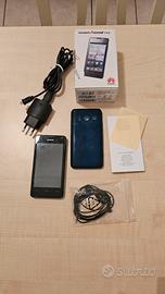 Huawei Ascend Y300 + cover blu