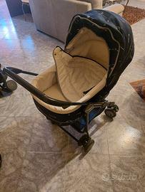 passeggino con cesta per neonato