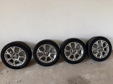 4Pneumatici 195/55 R16cerchi in lega da16 PuntoEvo