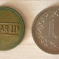 Gettone 1 Punto - Oscar II - sale giochi luna park