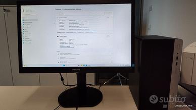 Pc desktop i5 monitor omaggio