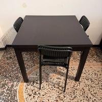 Tavolo ikea nero 90x90