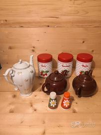 Set da cucina sale, pepe, caffe, zucchero, tè
