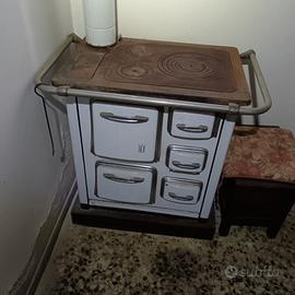 Stufa a legna vintage REX anni 50/60