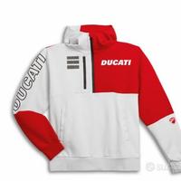 Felpa Ducati Explorer mezza zip BIANCA