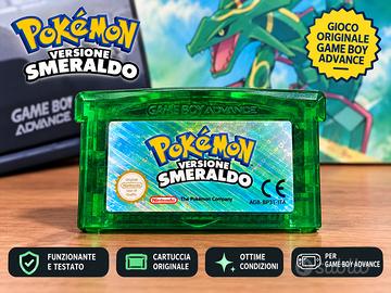Pokemon smeraldo originale italiano batteria nuova