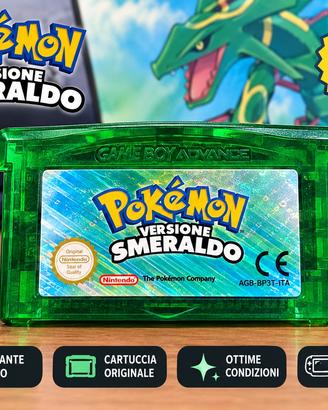 Pokemon smeraldo originale italiano batteria nuova