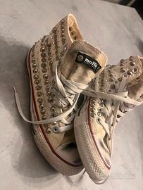 Converse All Star Muffin borchiate panna