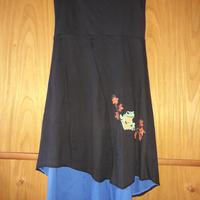 Vestito in maglina senza spalline