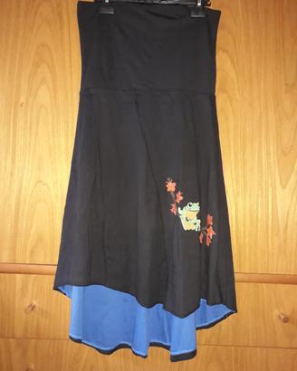 Vestito in maglina senza spalline