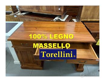 Mobile Scrivania 100% Legno Massello