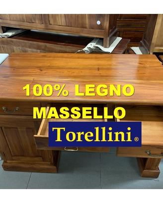 Mobile Scrivania 100% Legno Massello
