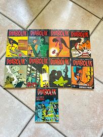 Lotto 9 Fumetti Diabolik Originali Anni 70-80