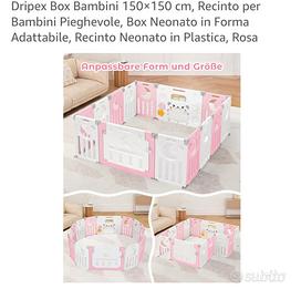 recinto pieghevole per bambini