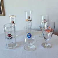 Set 6 bicchieri da birra, collezione vintage pub