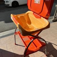 Fasciatoio con vasca per bagnetto