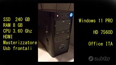 pc desktop windows 11 con ssd