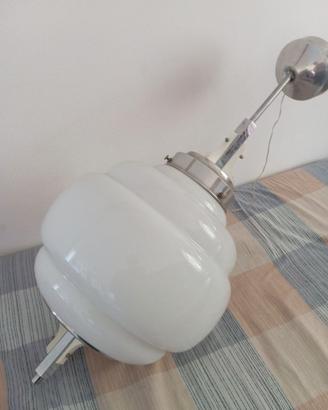 Lampadario vetro opalino