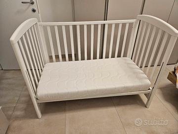 lettino bambini giardani  con materasso