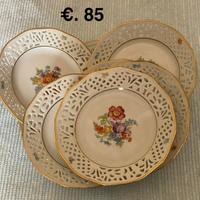 Piatti porcellana traforati