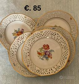 Piatti porcellana traforati