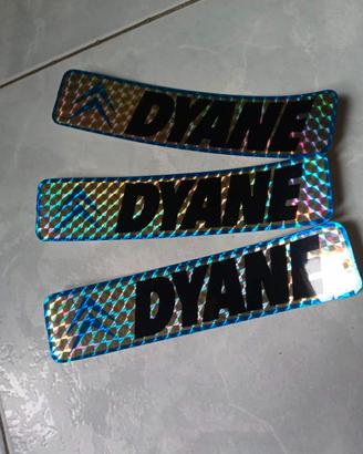 Adesivi prismatici anni 80