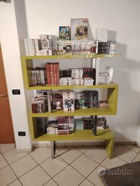 Libreria moderna in vernice verde