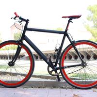 Bici scatto fisso contropedale carbonio città