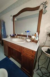 Arredo bagno in legno arte povera + coordinati