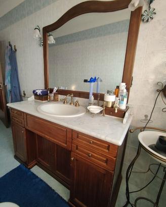 Arredo bagno in legno arte povera + coordinati