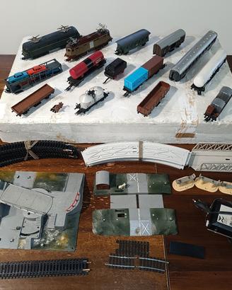 Lotto Trenini LIMA Vintage anni 70  Set scala HO