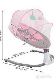 Sdraietta dondolo neonato 3/12kg