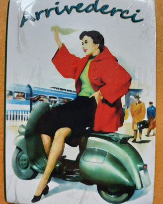 Targhe pubblicitarie vintage metallo