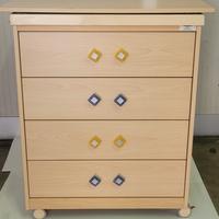 Fasciatoio con vaschetta e cassettiera Foppapedret