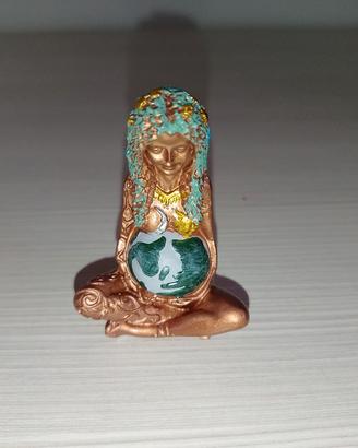 Statuetta Madre Terra Dea Portafortuna Fertilità 
