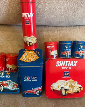 Lotto di 9 latte Vintage IP con allinterno giochi