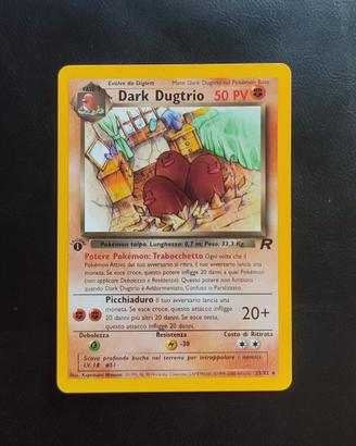 Carta Pokémon Dark Dugtrio rara 23/82 ita