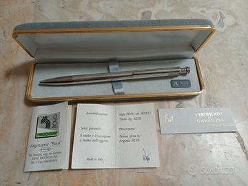 Penna a sfera Argento 925%  