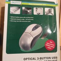 Mouse ottico Digitus, usb, nuovo 