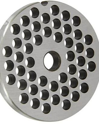 PIASTRA PER TRITACARNE N°12 FORO 6 MM