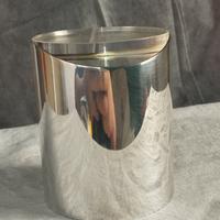 Porta gioie metallo argentato / plexiglass SABATTI