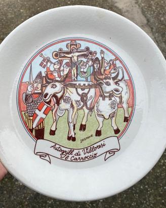 Piatto del buon ricordo in ceramica Autogrill