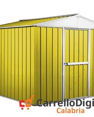 Box deposito porta attrezzi lamiera 276x260 giallo