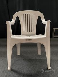 25 sedie da giardino impilabili