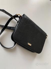 Mango-Borsa a Tracolla Nera in Perfette Condizioni