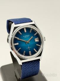 flipper vintage watch swiss made nos 36mm