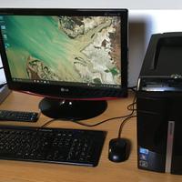 Computer Packard Bell Intel i3 e Monitor TV LG