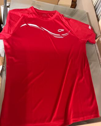 Maglia ONFIRE rossa da tennis