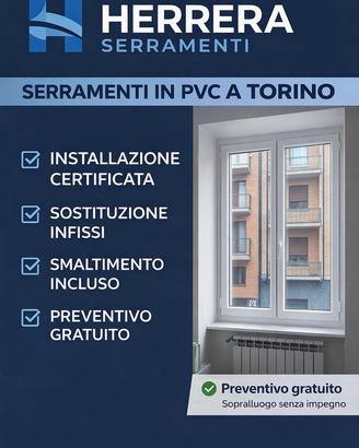 Serramenti PVC Torino - Installazione Completa