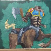 Tela ad Olio 40x50 – Dark fantasy - Vomero Napoli